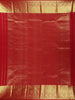 Maroon Butta Woven Design Pure Kanchipuram Silk Saree with Zari Woven Border