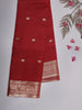 Maroon Butta Woven Design Soft Silk Saree