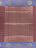Maroon Checked Design Semi Tussar Saree