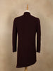 Maroon Embroidered Design Jacquard Indo-Western Sherwani