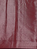 Maroon Floral Butta Art Silk Saree