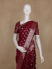 Maroon Floral Butta Art Silk Saree