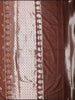 Maroon Floral Butta Woven Design Soft Tissue Saree
