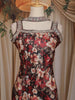 Maroon Floral Design Chiffon Palazzo Suit