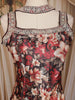 Maroon Floral Design Chiffon Palazzo Suit