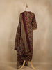 Maroon Floral Design Cotton Salwar Suit