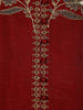 Maroon Floral Design Crepe Palazzo Salwar Suit