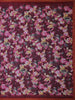 Maroon Floral Design Georgette Saree