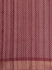 Maroon Floral Design Semi Tussar Saree