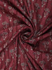 Maroon Floral Design Semi Tussar Saree