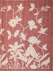 Maroon Floral Design Tussar Saree with Applique Work