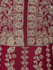 Maroon Floral Designed Anarkali Georgette Gown - Diadem