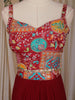 Maroon Floral Embroidered Design Georgette Skirt Top with Dupatta