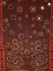 Maroon Floral Print Synthetic Palazzo Salwar Suit - Diadem
