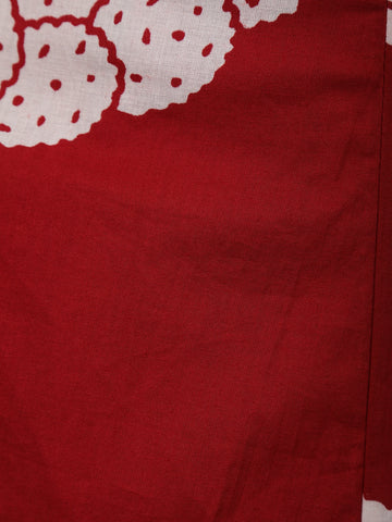 Maroon Floral Printed Cotton Salwar Suit - Diadem