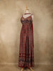 Maroon Ajrakh Printed Cotton Palazzo Suit with Dupatta