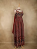 Maroon Ajrakh Printed Cotton Palazzo Suit with Dupatta