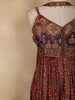 Maroon Ajrakh Printed Cotton Palazzo Suit with Dupatta