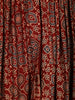 Maroon Ajrakh Printed Cotton Palazzo Suit with Dupatta