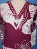 Maroon Floral Printed Cotton Salwar Suit - Diadem