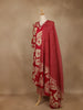 Red Floral Printed Cotton Salwar Suit with Dupatta - Diadem