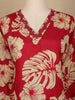 Red Floral Printed Cotton Salwar Suit with Dupatta - Diadem