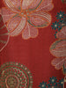 Maroon Floral Printed Cotton Straight Cut Salwar Suit
