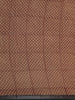 Maroon Floral Printed Design Chanderi Cotton Saree with Contrast Zari Border