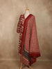 Maroon Floral Printed Design Cotton Salwar Suit with Dupatta
