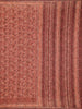 Maroon Floral Printed Design Tussar Silk Saree
