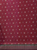 Maroon Floral Printed Kota Cotton Saree - Diadem