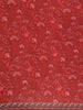 Maroon Floral Printed Tussar Saree with Contrast Border