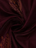 Maroon Floral Woven Design Kanchipuram Silk Saree