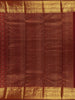 Maroon Floral Woven Pure Kanchipuram Silk Saree