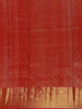 Maroon Floral Woven Pure Kanchipuram Silk Saree With Zari Border