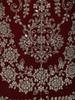 Maroon Floral Zari Embroidered Design Georgette Palazzo Suit with Dupatta