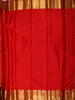 Maroon Floral Zari Woven Design Pure Kanchipuram Silk Saree with Matching Zari Border