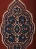 Maroon Geometric Printed Design Cotton Straight Cut Salwar Suit