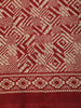 Maroon Geometric Printed Design Mixed Silk Cotton Fancy Saree