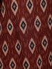 Maroon Ikat Printed Cotton Salwar Suit with Dupatta