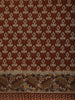 Maroon Ikat Printed Design Karishma Cotton Saree