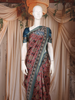 Maroon Kalamkari Printed Design Semi Silk Saree