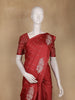 Maroon Motif Design Semi Banarasi Silk Saree
