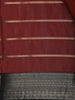 Maroon Paisley Design Semi Tussar Saree