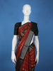Maroon Paisley Design Semi Tussar Saree