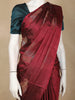 Maroon Paisley Woven Design Soft Silk Saree