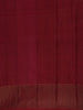 Maroon Peacock Motif Woven Pure Kanchipuram Silk Saree