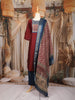 Maroon Solid Design Silk Cotton Salwar Suit With Embroidered Yoke