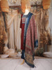 Maroon Solid Design Silk Cotton Salwar Suit With Embroidered Yoke