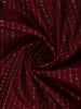 Maroon Striped Woven Pure Kanchipuram Silk Saree With Zari Border